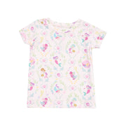 Short Sleeve Bamboo Loungewear Set - Mermaids