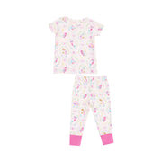 Short Sleeve Bamboo Loungewear Set - Mermaids