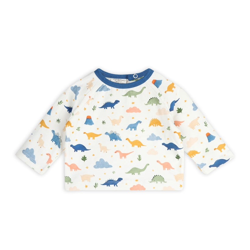Organic Cotton Dino Baby Tee & Jogger Set