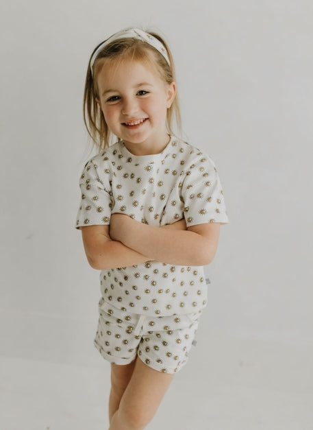 Toddler Boxy Organic Tee - Sun Ray