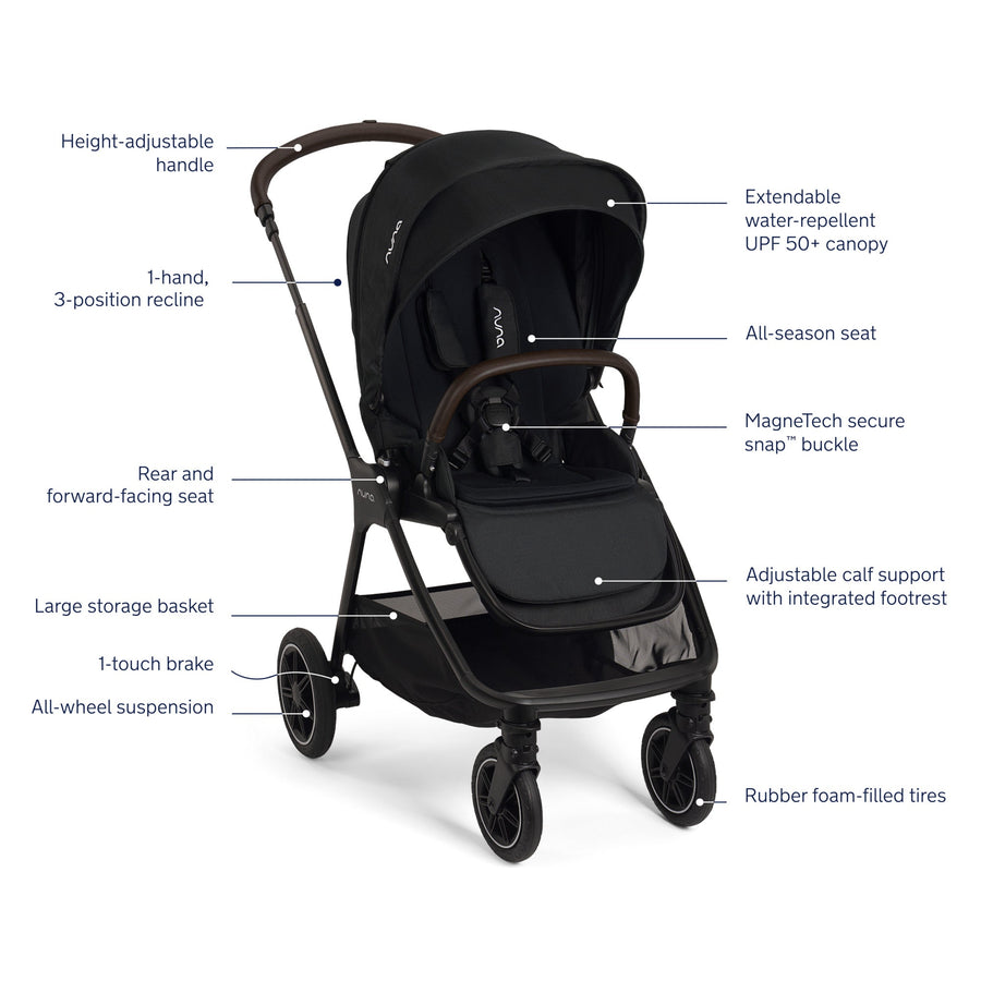 Nuna TRIV Next Stroller + PIPA Urbn Travel System