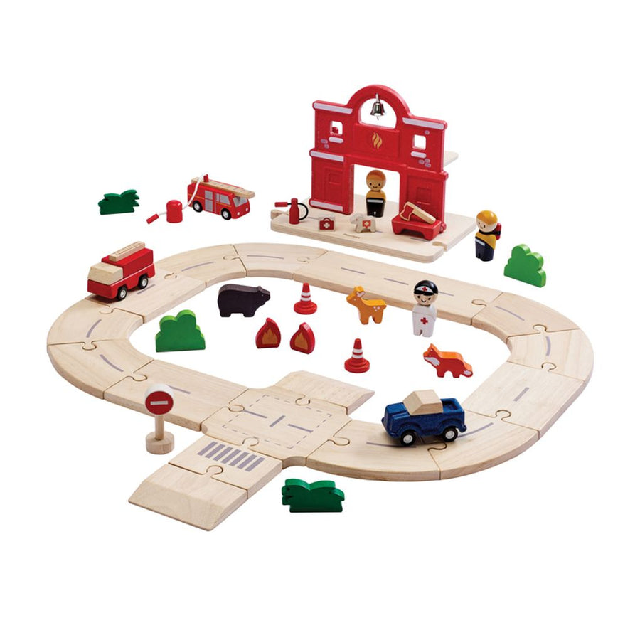 Fire and Rescue Roadway Playset