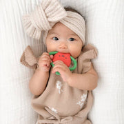 Chew Crew Silicone Teether - Strawberry