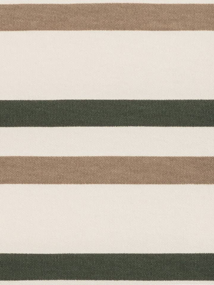 Organic River Bodysuit - Trevor Stripe/Pine + Taupe