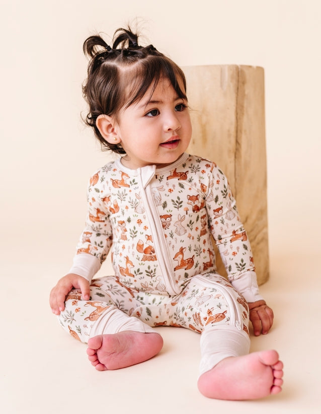 Bamboo Convertible Romper - Woodland Whimsy