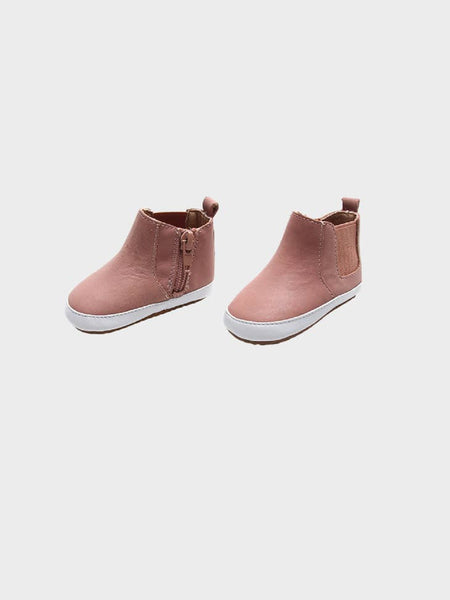 Baby Leather Boots - Rose