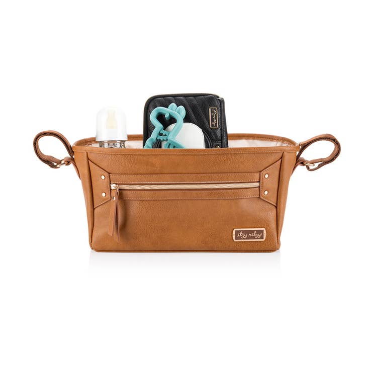 Stroller Caddy - Cognac
