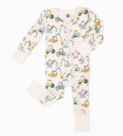 Bamboo Convertible Footie - Little Builder