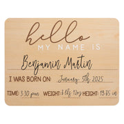 Baby Arrival Milestone Photo Prop