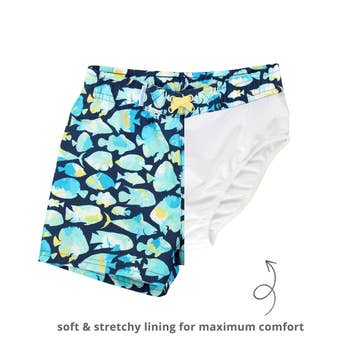 Fish Friends Swim Trunks