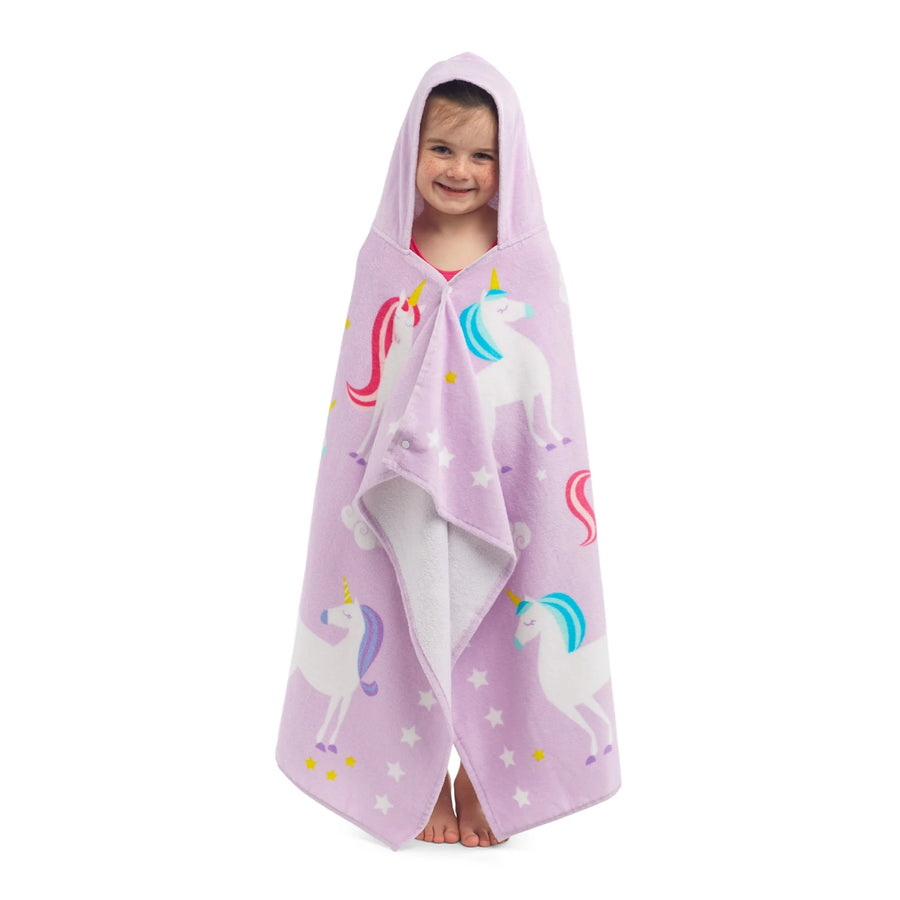 Unicorns Hooded Beach Towel