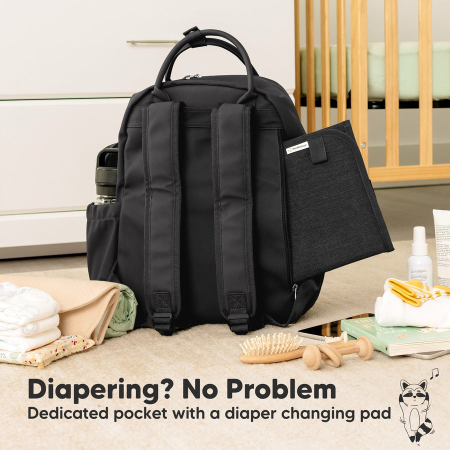 Play Diaper Bag - Jumbo - Trendy Black
