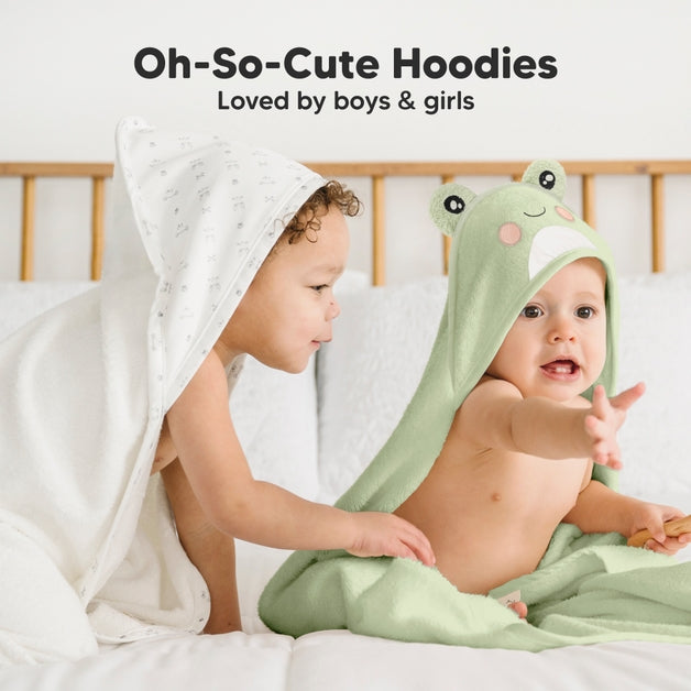 Cuddle Baby Hooded Towel - Frog