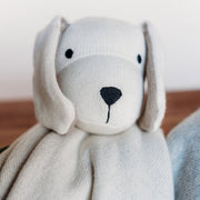 Organic Baby Lovey Security Blanket Cuddle Cloth - Puppy