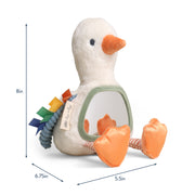 Itzy Bitzy Sensory Tummy Time Mirror - Goose