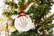 Baby Christmas Handprint or Footprint Keepsake Ornament