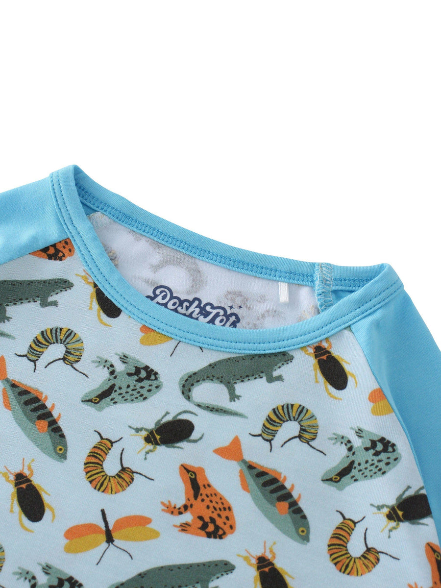 PoshTOT Crocodile Bamboo Kids Long Sleeve Top