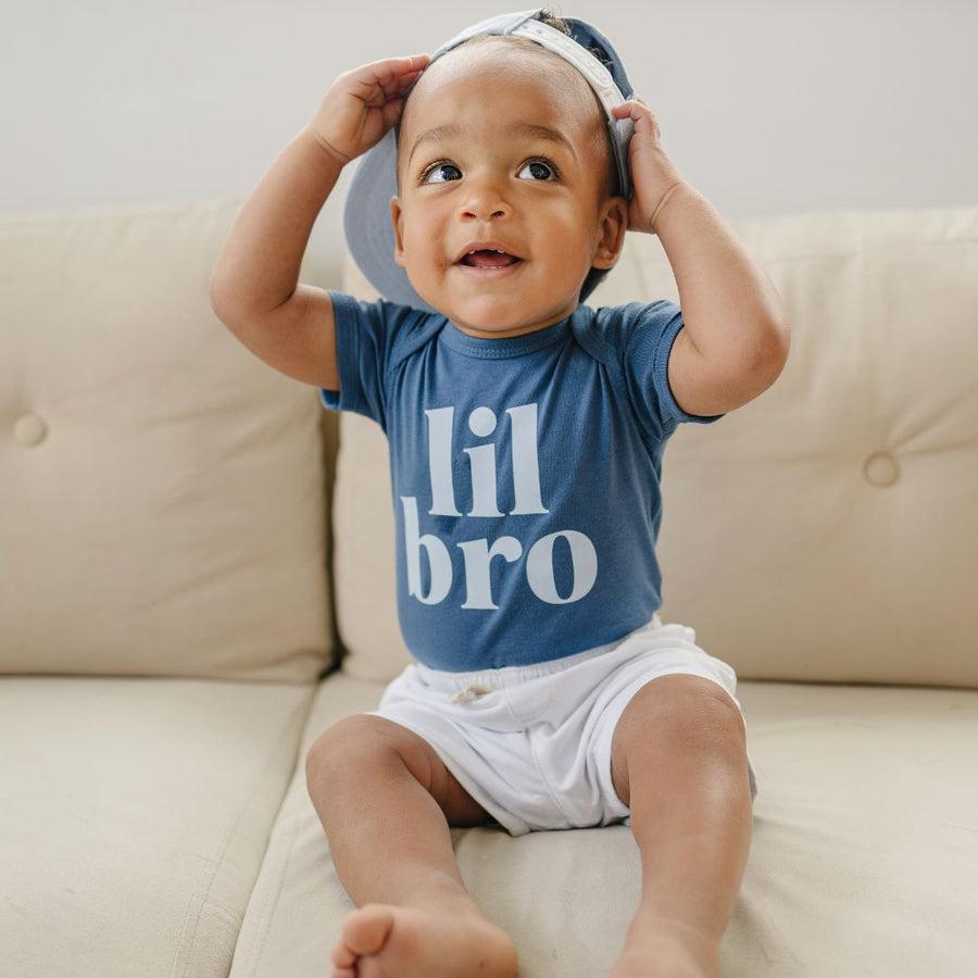 Little Brother Onesie - Blue