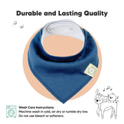 Organic Cotton Bandana Bibs - Hunter
