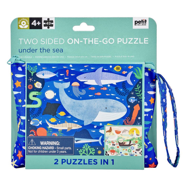 Two Sided On-The-Go Puzzle - Under The Sea