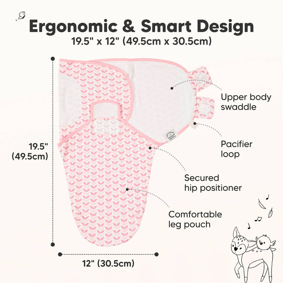 SOOTHE Swaddle Wraps - 3-Pack (Blossom)