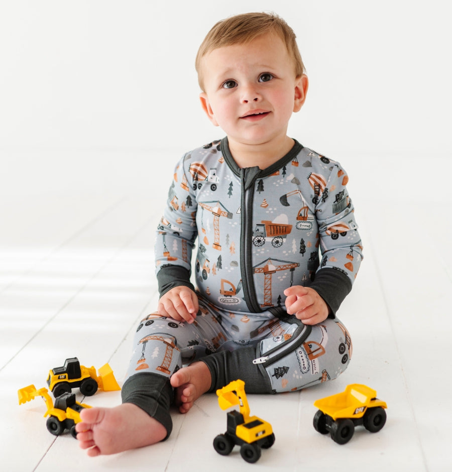 Bamboo Convertible Footie - Mason