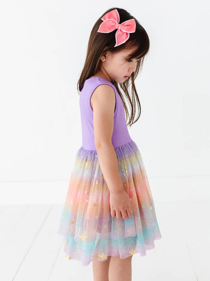 Tulle Tutu Dress - Spring Rainbow Twinkle