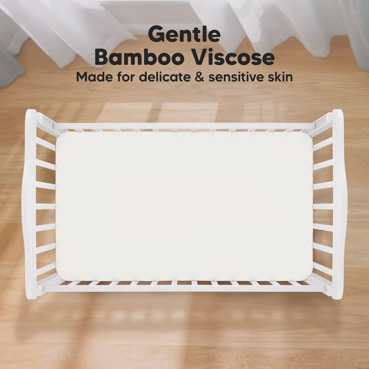 2 Pack Isla Fitted Crib Sheet - Soft White