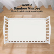 2 Pack Isla Fitted Crib Sheet - Soft White