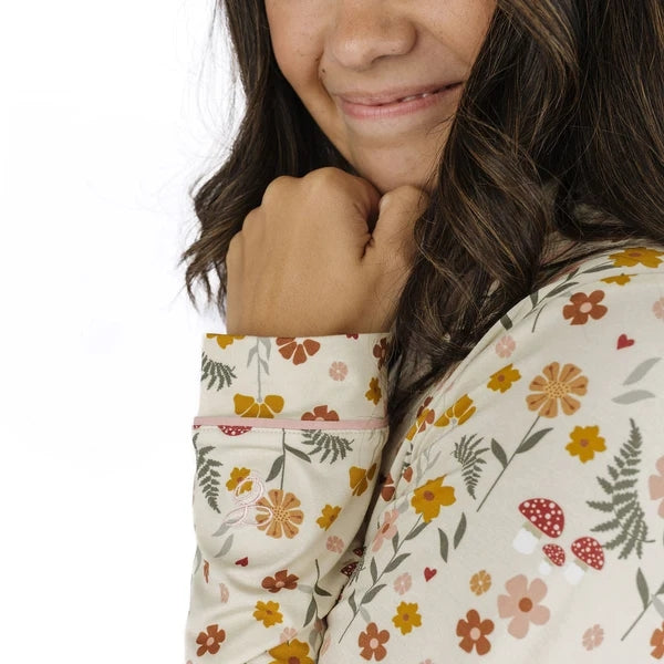 Women's Bamboo Long Sleeve Pajama Set - Toadstool Garden