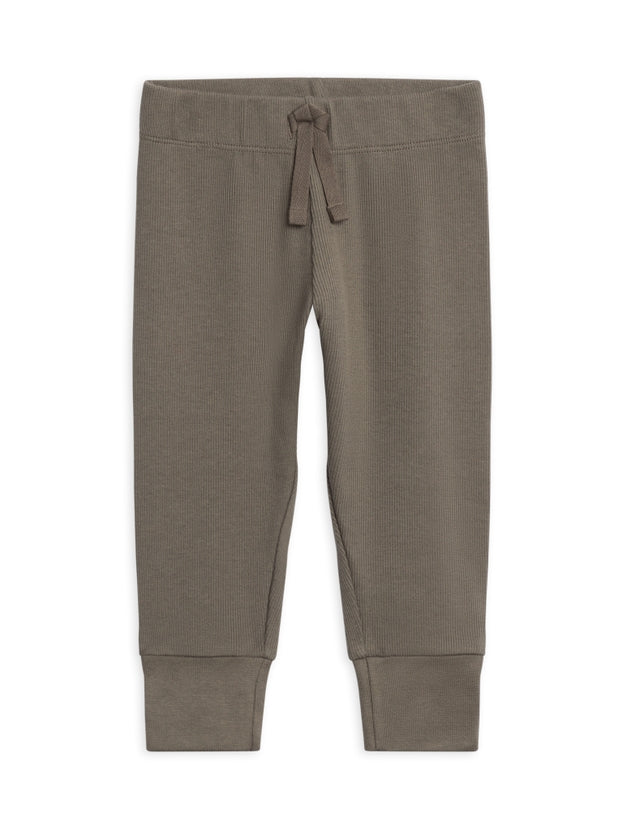 Charlie Ribbed Joggers - Olive