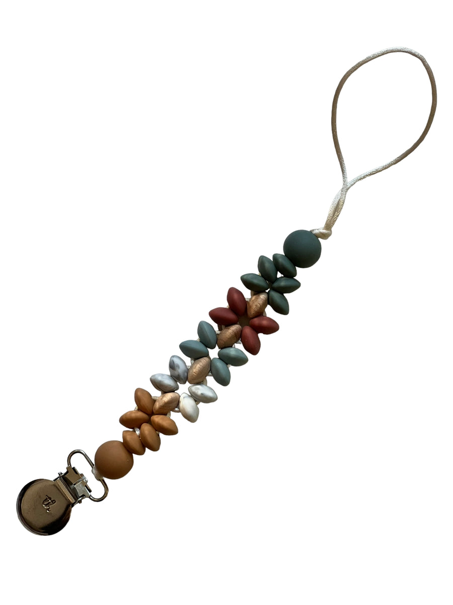 Petite Mila Pacifier Clip - Various Colors