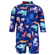 Long Sleeve UV Sun Suit - Sea Friends