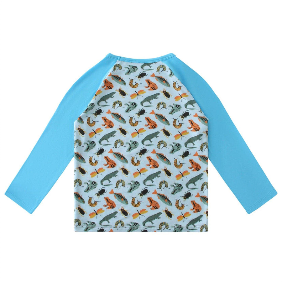 PoshTOT Crocodile Bamboo Kids Long Sleeve Top