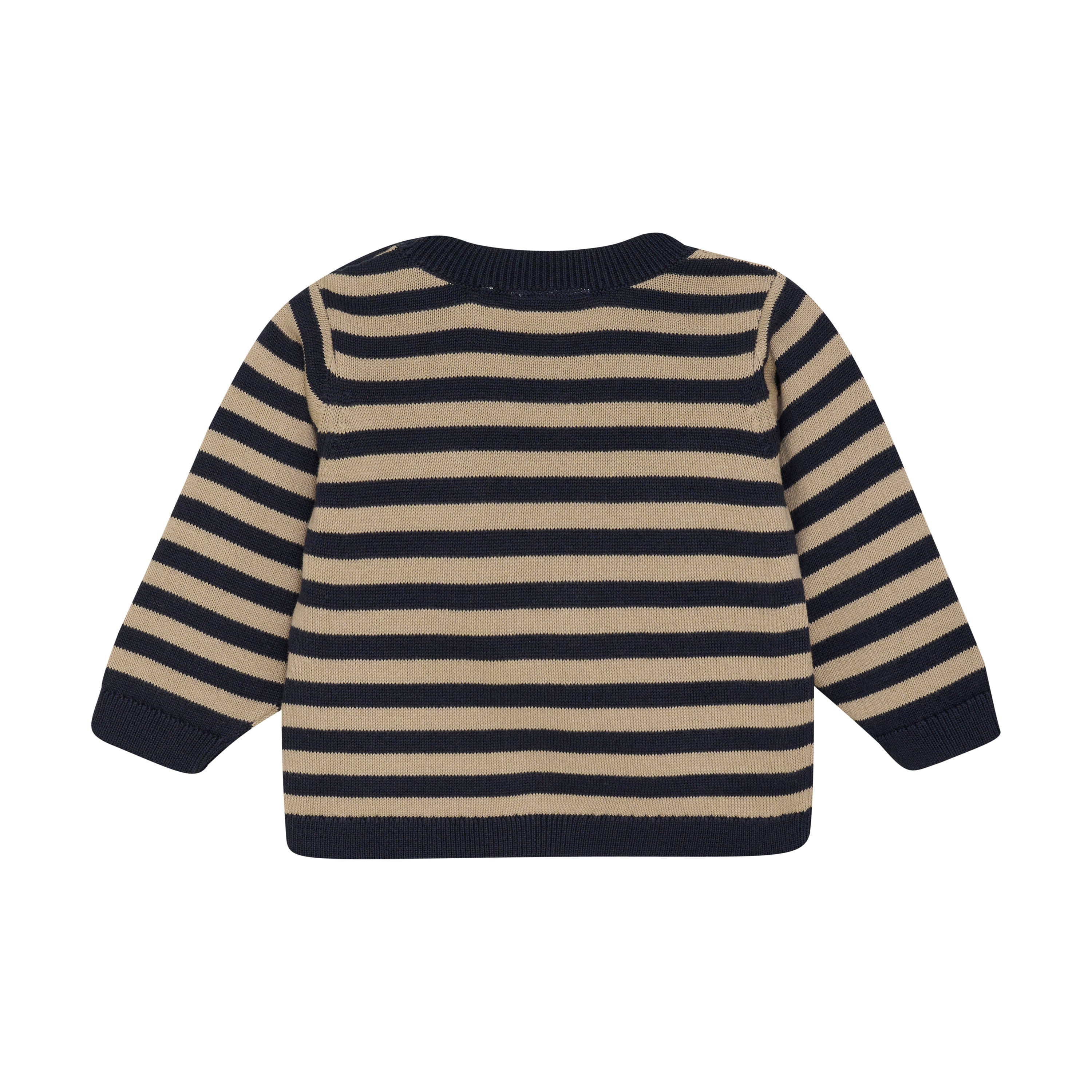 Pull Over Knit Sweater - Striped Lion