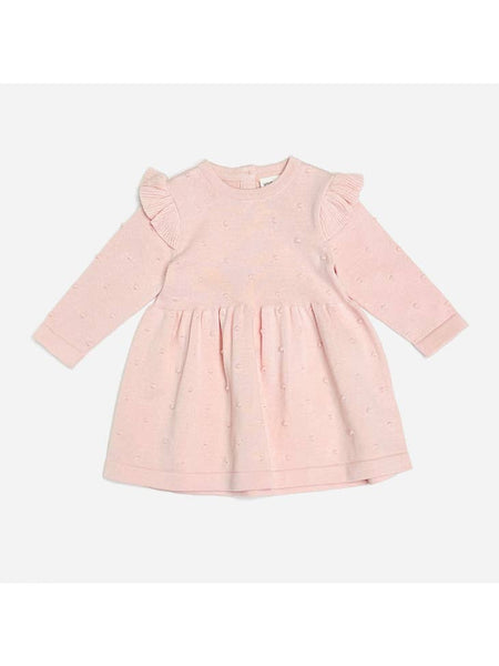 Milan Ruffle & Bobble Knit Dress