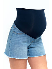 Jocelyn Maternity Dad Jean Shorts - 5"