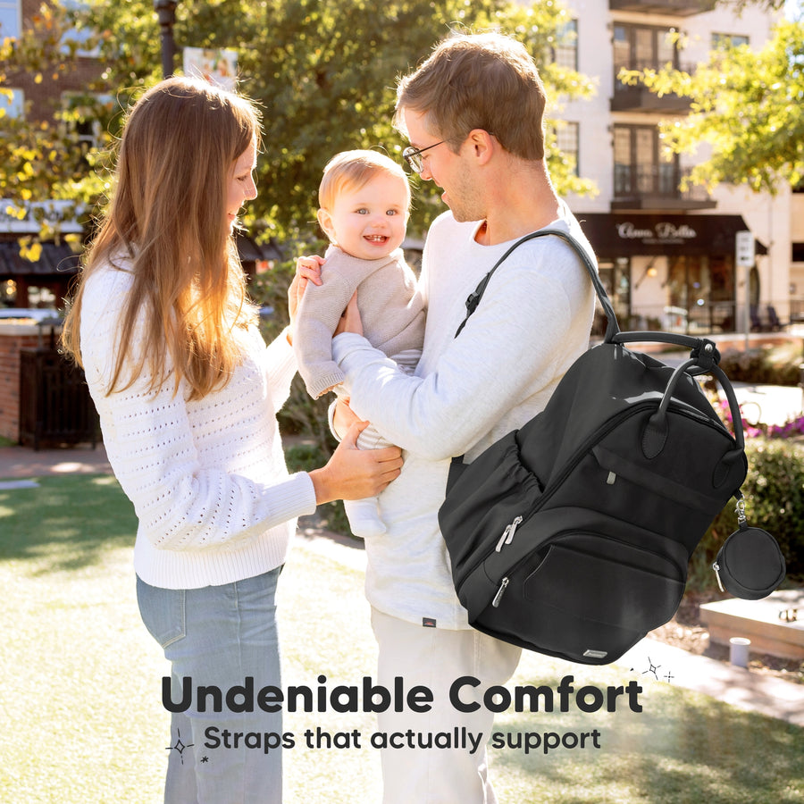 Play Diaper Bag - Jumbo - Trendy Black