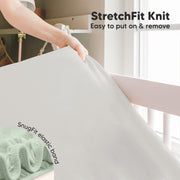 2 Pack Isla Fitted Crib Sheet - Sage