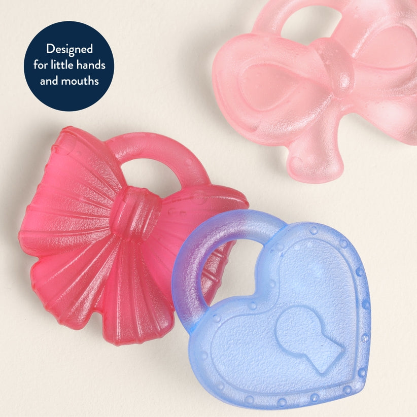 Cutie Coolers Water Filled Teethers (3 Pack) - Bow