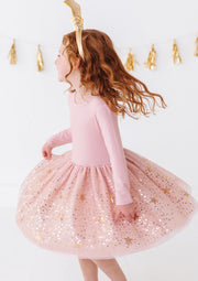 Bamboo + Tulle Holiday Twinkle Star Dress - Stella