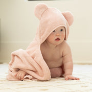 Hooded Towel + Wash Mitt Set - Blush