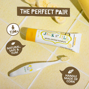 Jack N' Jill Tooth Buddy Pack -Banana+Kids Toothbrush Ellie