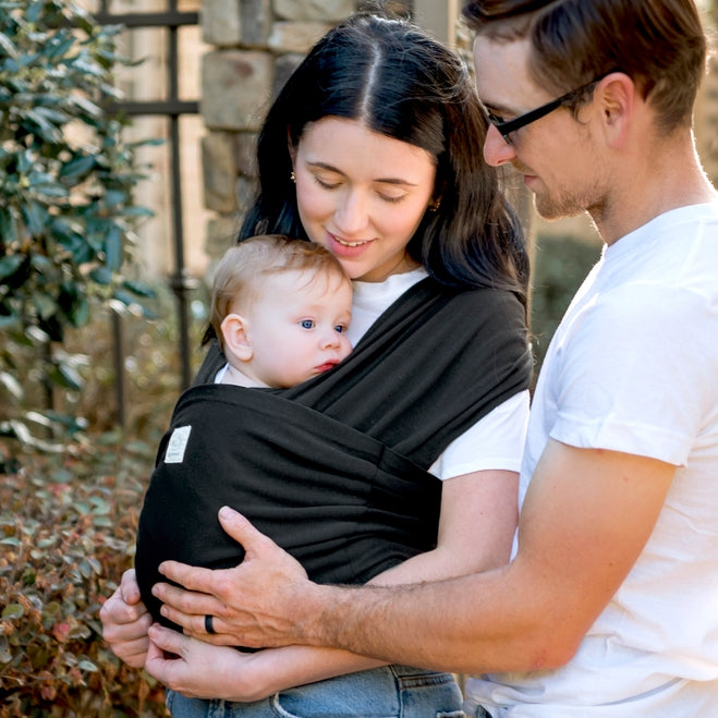 D-Lite Baby Wrap Carrier - Trendy Black