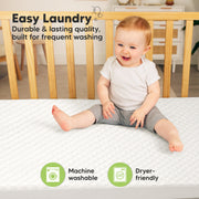 Two Pack Mavy Protect+ Waterproof Crib Mattress Protector