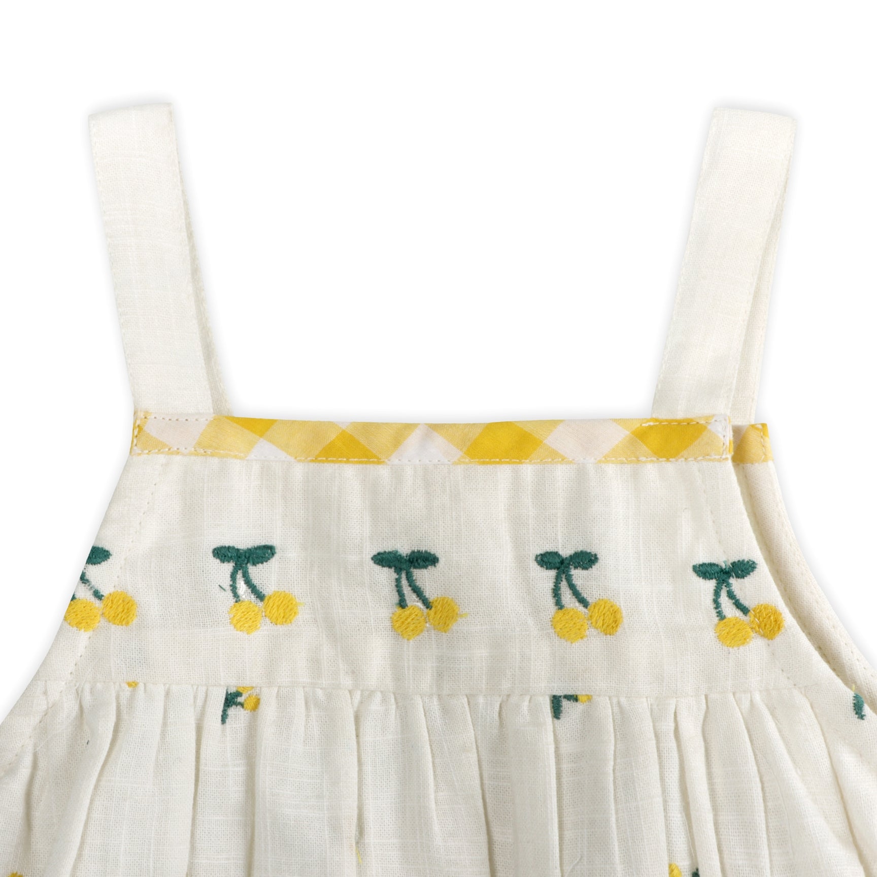 Lulu Embroidered Baby Dress + Bloomer