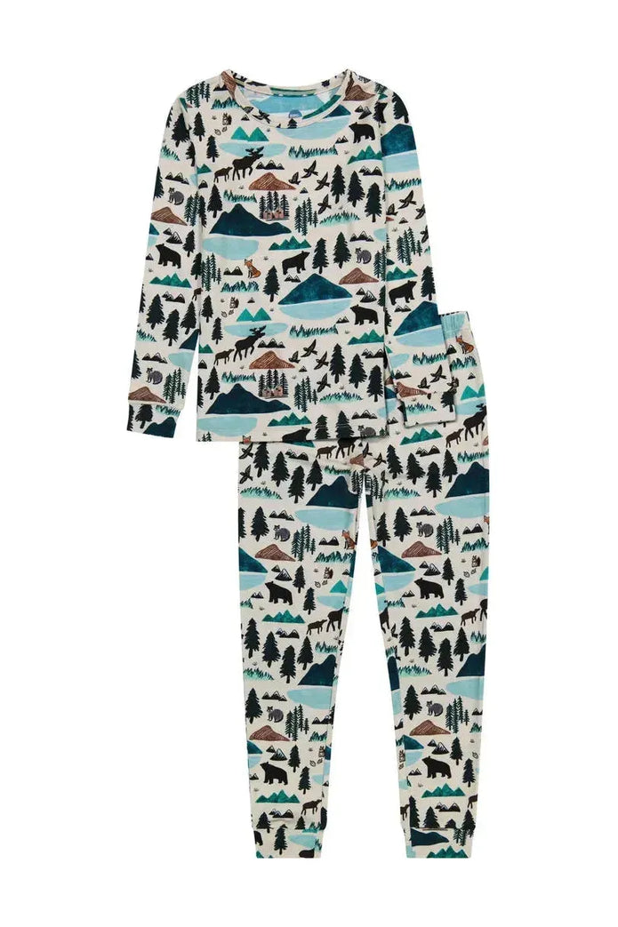 Two Piece Pajama Set - Into The Wild Mountain