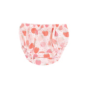 Smocked Ruffle Sundress and Diaper Cover - Strawberry Bliss