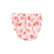 Smocked Ruffle Sundress and Diaper Cover - Strawberry Bliss