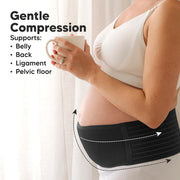 Maternity Support Belt - Midnight Black - Various Sizes